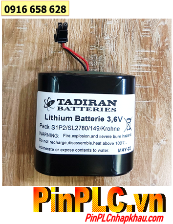 S1P2/SL2780/149/Krohne 3.6v 38000mAh, Pin PLC S1P2/SL2780/149/Krohne 3.6v 38000mAh chính hãng 